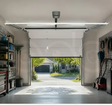 Porte de garage sectionnelle isolée, ADP Habitat, Lyon