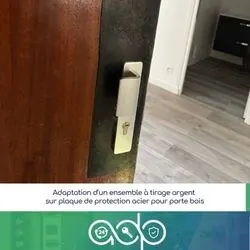 Ensemble à tirage sur plaque de protection — ADP Habitat, réalisation à Lyon